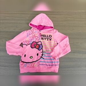 Hello Kitty Pink Hoodie XS for adult. L for kids.